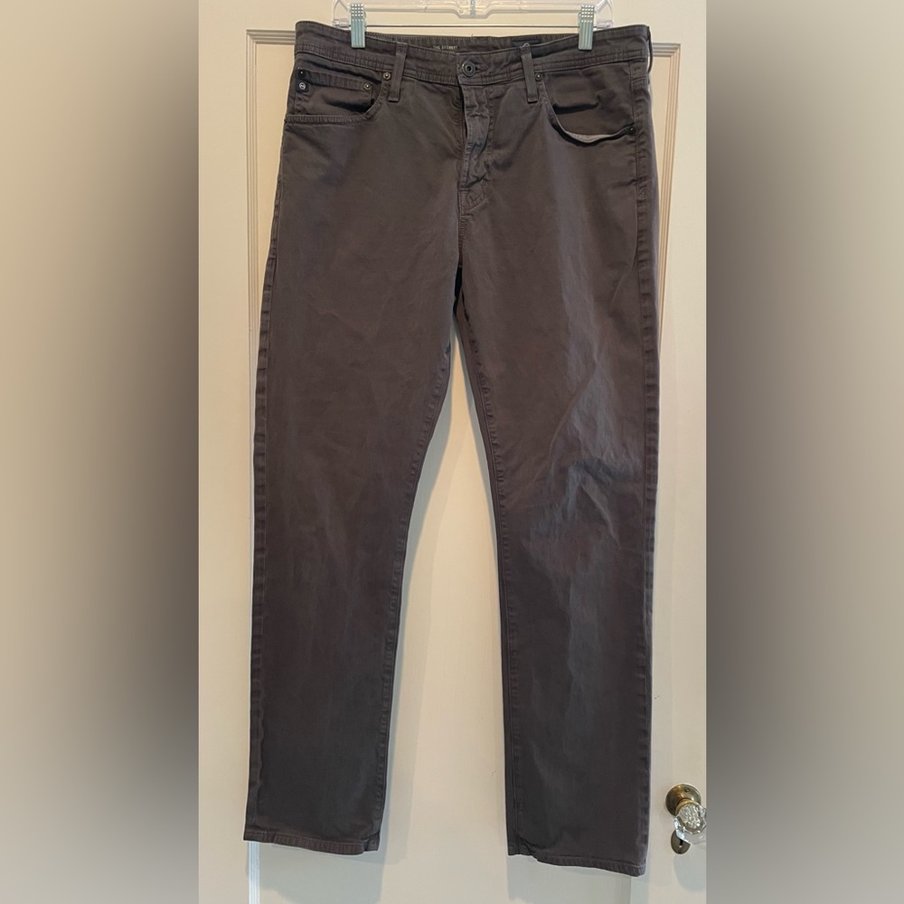 Men’s AG The Everett pants. Dark gray size 34x32